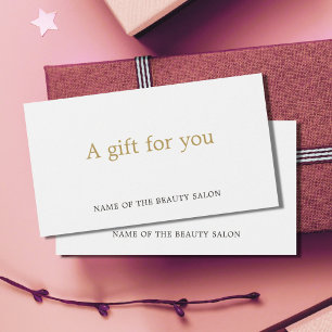 Einfache Elegante White Imitate Goldene Schönheit