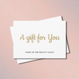 Einfache Elegante White Imitate Goldene Schönheit