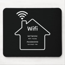 Einfache Elegante WiFi-Netzwerkkennwortinformation