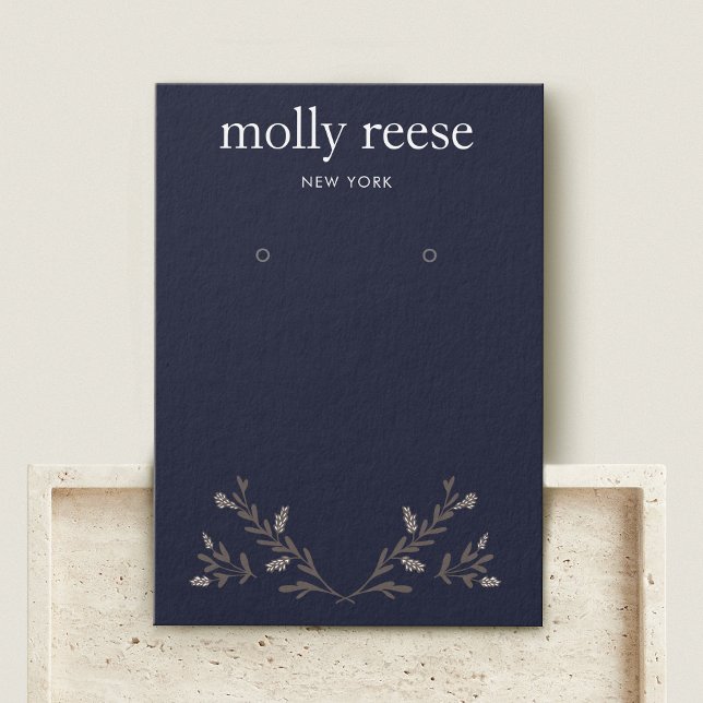 Einfache elegante Zweigstellenkarte für die Erdung (Von Creator hochgeladen)