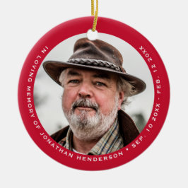 Einfache Eleganz im Foto der Erinnerung Keramik Ornament