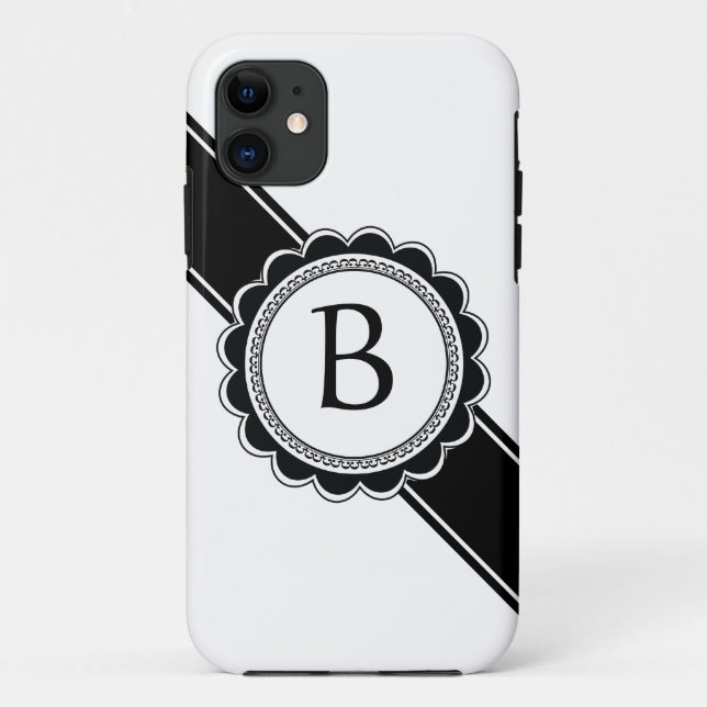 Einfache Eleganz-schicke Retro Case-Mate iPhone Hülle (Rückseite)