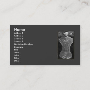 Einfache Eleganz! Visitenkarte
