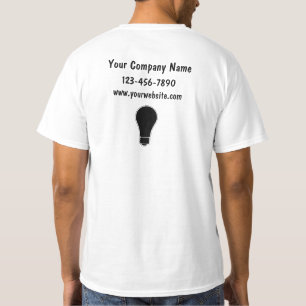 Einfache Elektriker-Arbeits-T-Shirts T-Shirt