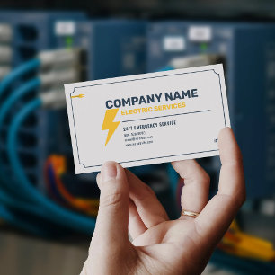 Einfache Elektro-Dienstleistungen Visitenkarte
