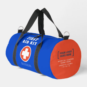Einfache Erste Hilfe Blau Orange Medizinische Sich Duffle Bag