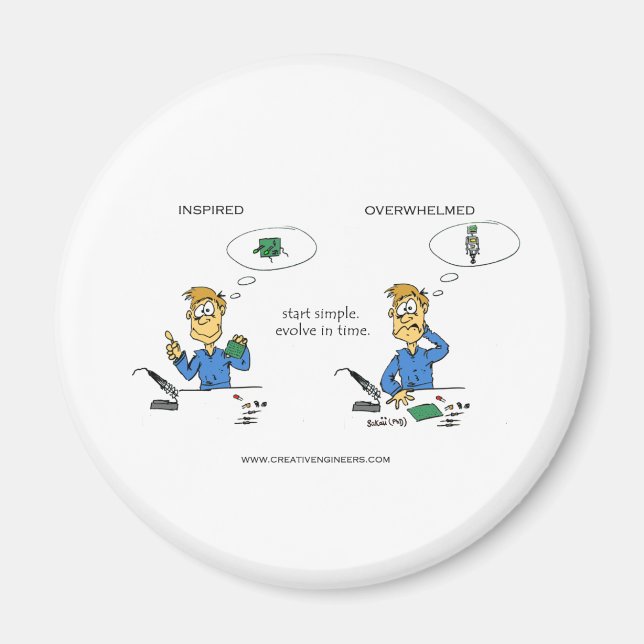 Einfache Evolve in der Zeit starten Magnet (Vorne)