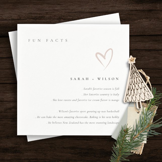 Einfache Fakten zum Hochzeitsfieber mit Skriptunsc Serviette (Von Creator hochgeladen)