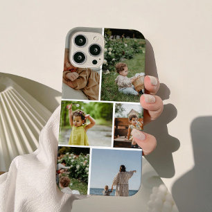 Einfache Familien-Fotocollage aus 6 Bildern Case-Mate iPhone Hülle