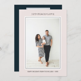 Einfache Farben| Pellrosa Vertical Multi - Foto Einladung