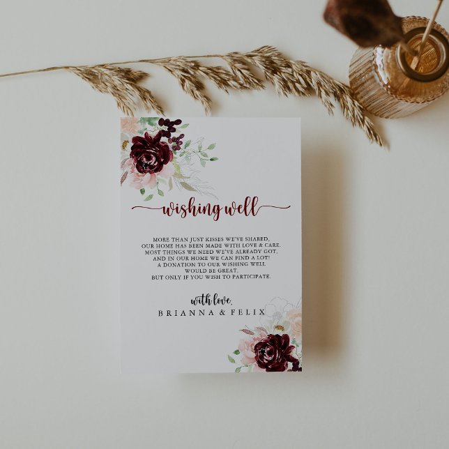 Einfache, farbenfrohe klassische Hochzeitswünsche Begleitkarte (Von Creator hochgeladen)