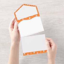 Einfache farbige Grenz-Designs für Einladungskarte All In One Einladung