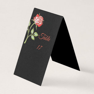 Einfache farbige Rose