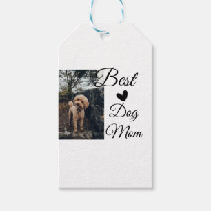 Einfache farbige Tiere geben Foto Hund Mama-Gesche Geschenkanhänger