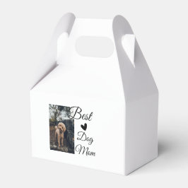 Einfache farbige Tiere geben Foto Hund Mama-Gesche Geschenkschachtel