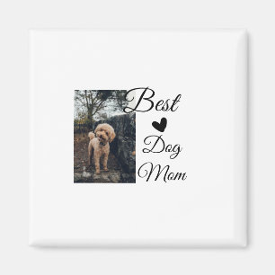 Einfache farbige Tiere geben Foto Hund Mama-Gesche Magnet