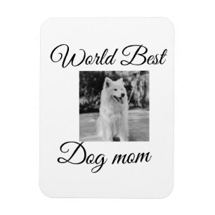 Einfache farbige Tiere geben Foto Hund Mama-Gesche Magnet