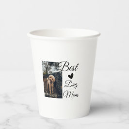 Einfache farbige Tiere geben Foto Hund Mama-Gesche Pappbecher