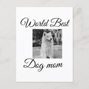 Einfache farbige Tiere geben Foto Hund Mama-Gesche Postkarte