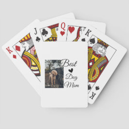 Einfache farbige Tiere geben Foto Hund Mama-Gesche Spielkarten