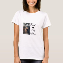 Einfache farbige Tiere geben Foto Hund Mama-Gesche T-Shirt