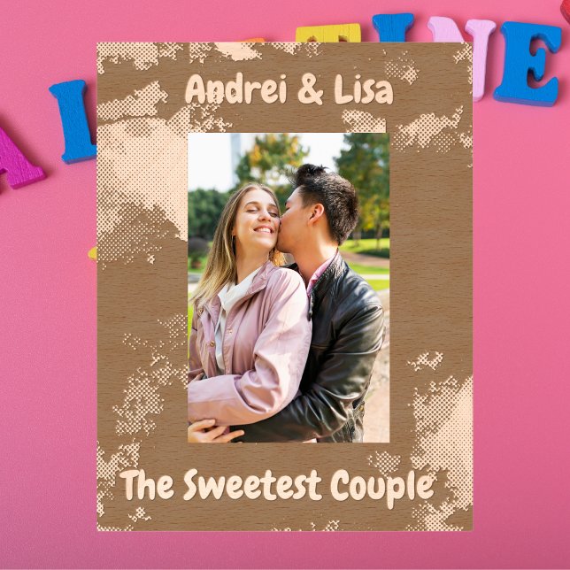 Einfache Farbkombinationen Geschenk aus Holz Geätzte Rahmen (Von Creator hochgeladen)