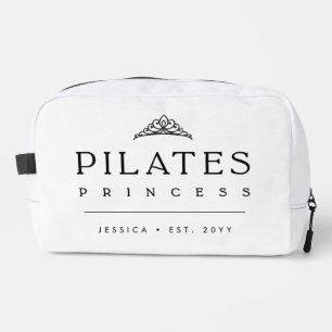 Einfache feminine schwarze und weiße Pilates Prinz Waschbeutel