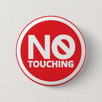 Einfache Fette Rote Typografie Keine Berührung Button