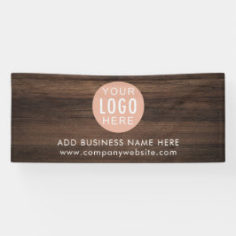 Einfache Firmenlogos und Firmenwebsite Banner