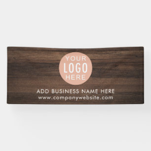 Einfache Firmenlogos und Firmenwebsite Banner