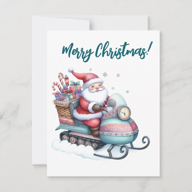 Einfache Fischerei Feiertagskarte (Vorderseite)