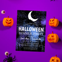 Einfache Fledermäuse Night Full Moon Halloween Abe