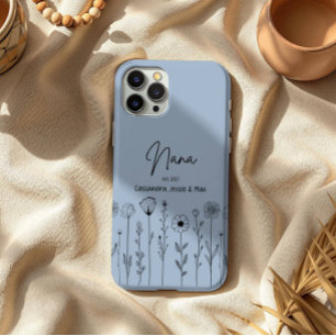 Einfache Florale Nana Benutzerdefinierter Titel iPhone 16 Pro Max Hülle