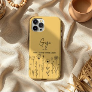 Einfache Florale Nana Benutzerdefinierter Titel iPhone 16 Pro Max Hülle