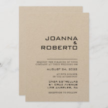 Einfache formale Hochzeit