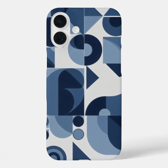 Einfache Formen geometrischer Formen Case-Mate iPhone Hülle (Rückseite)