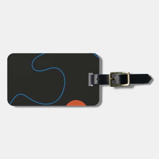 Einfache Formen, Kunst des Mittelalters Gepäckanhänger (Vorderseite horizontal)