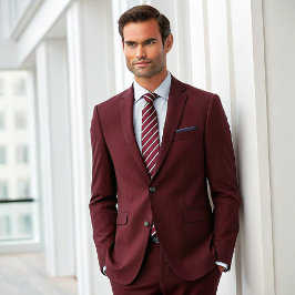 Einfache formrote und weiße Streifen Krawatte