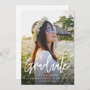 Einfache Foto-Abschluss-Klasse 2025 Einladung