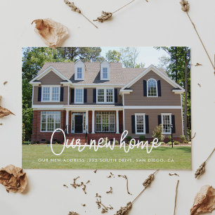 Einfache Foto-Bewegungsanzeige Postkarte