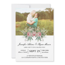 Einfache Foto Hochzeit-Rose