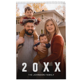 Einfache Foto Kalender