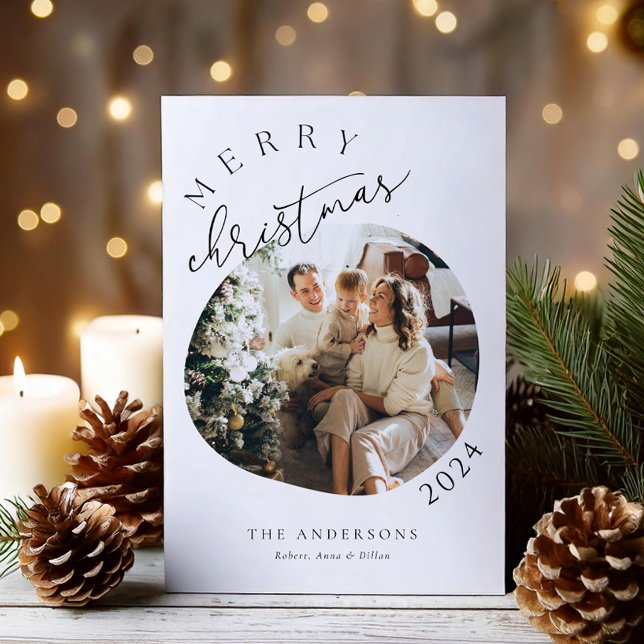 Einfache Foto-Urlaubskarte Feiertagskarte (Von Creator hochgeladen)