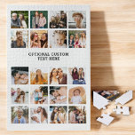 Einfache FotoCollage 20 Personalisiert Puzzle<br><div class="desc">Dieses Personalisierte Jigsaw Puzzle ist ein einfaches Foto Collage 20 Picture Puzzle, mit dem Sie Ihre Lieblingsstifte zeigen können. Mit Platz für 20 Fotos ist es ein bedeutsames und einzigartiges Geschenk für Liebende oder ein Spaß für sich selbst. Ob Familienurlaub, Geburtstag oder besondere Momente, dieses Puzzle ist darauf ausgerichtet, Freude...</div>