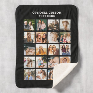 Einfache FotoCollage 20 Personalisiert Sherpadecke