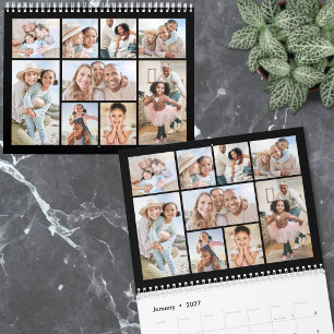 Einfache Fotocollage mit über 100 Fotos Kalender
