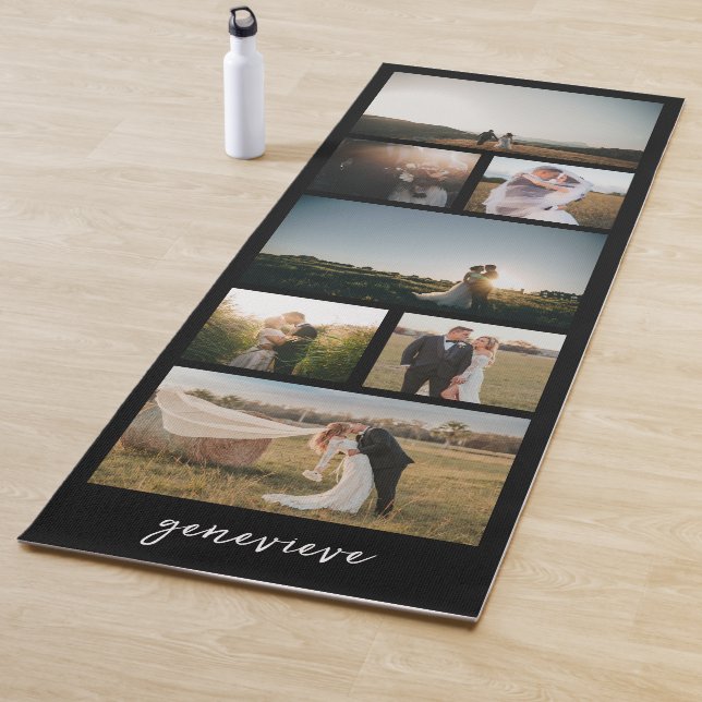 Einfache FotoCollage Modern Yogamatte (Beispiel)