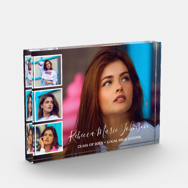 Einfache FotoCollage Moderner Abschluss Fotoblock (Links)