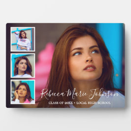 Einfache FotoCollage Moderner Abschluss Fotoplatte