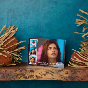 Einfache FotoCollage Moderner Abschluss Fotoplatte